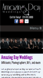 Mobile Screenshot of amazingdayweddings.com